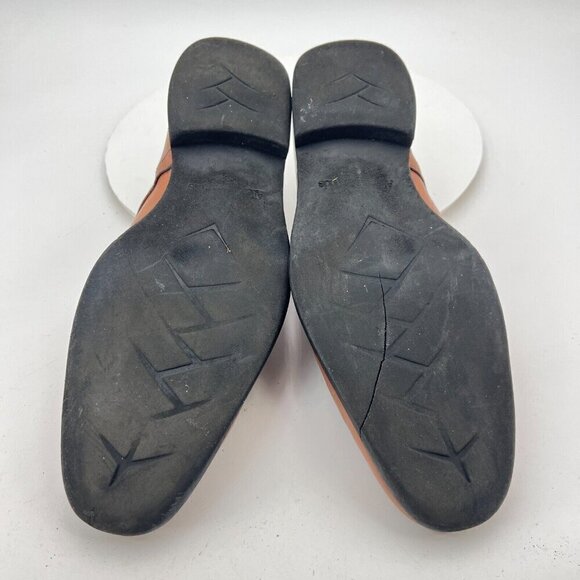 Allen Edmonds Tribeca Men Size 9D Brown Walnut Leather Derby Dress Shoes - Picture 10 of 16